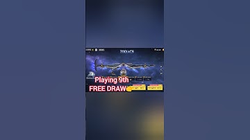 Playing 9th FREE DRAW ZODIACS SERIES Cod Mobile 2024 #shorts #callofdutymobile #codmobile #codm