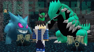 Explorei A CAVERNA POKÉMON DE SCULK no Minecraft Pixelmon