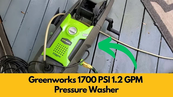 Greenworks 1700 psi pressure washer reviews năm 2024