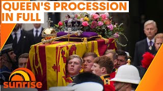 The Queen's Funeral Procession to Westminster Abbey IN FULL | Sunrise