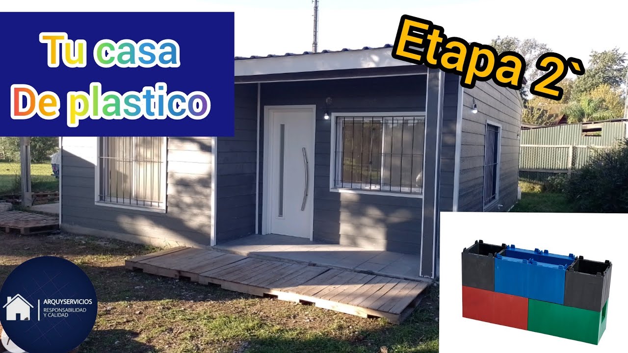 casa de 75m² construida en PLASTICO