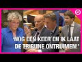 Chaos  gideon van meijeren fvd wil dat d66 naam verandert in 666 iedereen boos