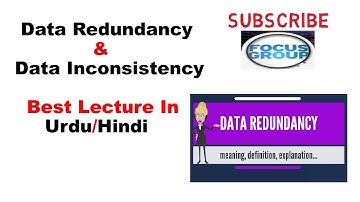 Data Redundancy & Data Inconsistency || DBMS || Lecture In Urdu/Hindi