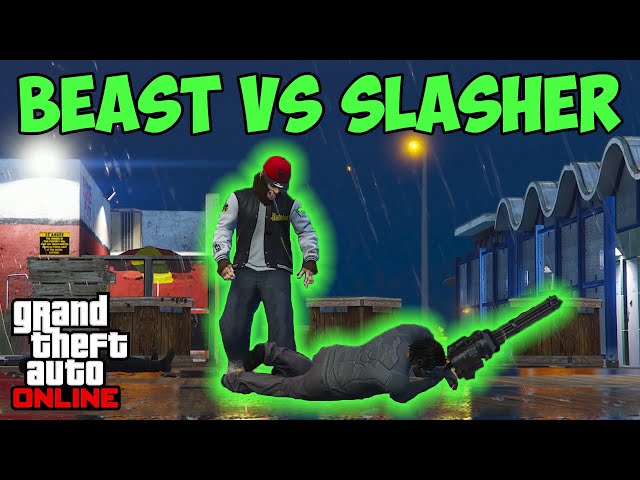 GTA 5 Online Slasher Mode Gameplay - Let's Play GTA Online 