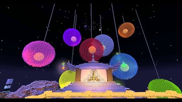 Minecraft : Simplycrafting 1 Year Anniversary Firework Display - Part 2