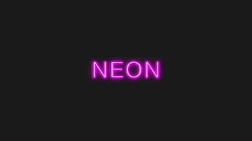 How to create Neon text design using Adobe Illustrator #QuickSpeedArt