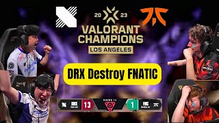 DRX Destroy FNATIC in Bind  - VALORANT Champions - Knockout