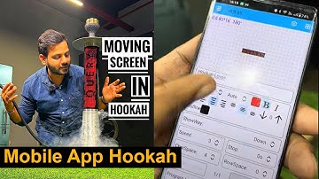 Folix Hookah with Moving Screen - Black 🖤 ✨