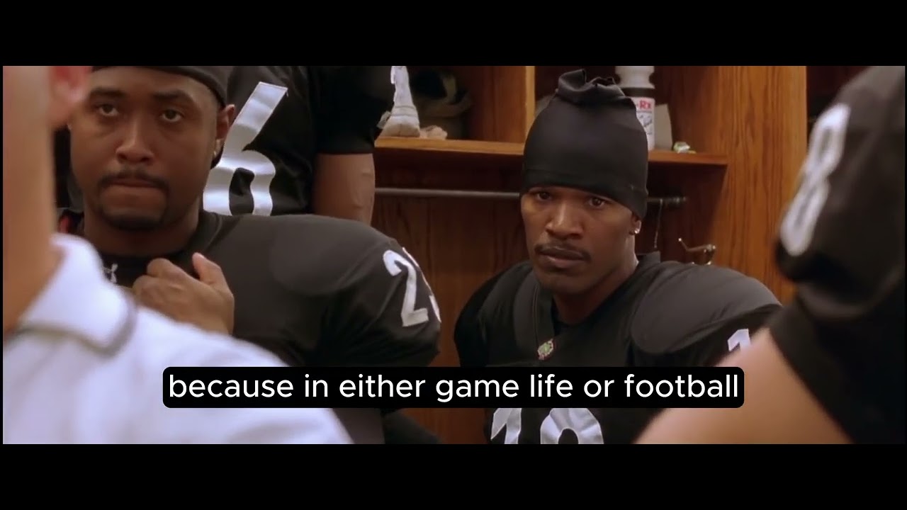 Life is a Game of Inches: Al Pacino's Speech from Any Given Sunday ...