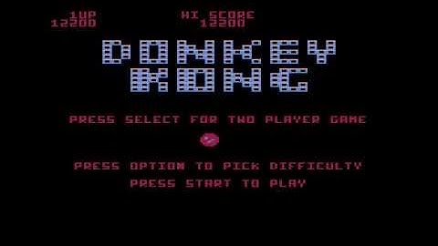Donkey Kong - Atari XL/XE