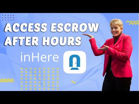 How you can access your Fidelity National Title escrow transactions after hours.  Start inHere