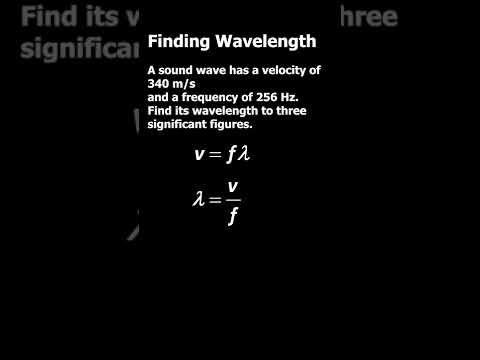Video: Hvordan finner du bølgelengden fra absorbansen?