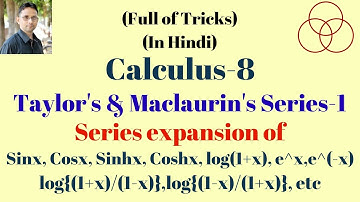 Series expansion-1 | Maclaurin