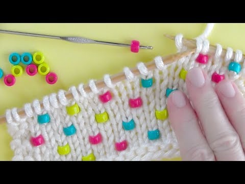 Video: How To Knit Beads