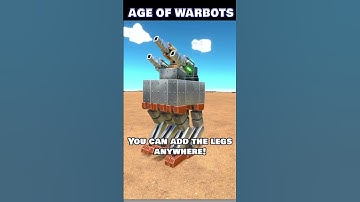 You can add mech legs in our Warbot Creator now! - AGE OF WARBOTS #sandbox #mech #indiegame