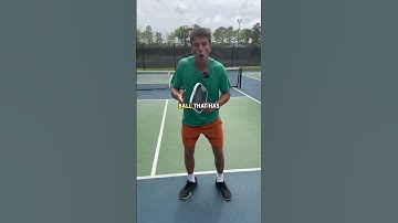 Always Drive Returns That Have Slice! (Instead of drop) #pickleballtips #pickleball
