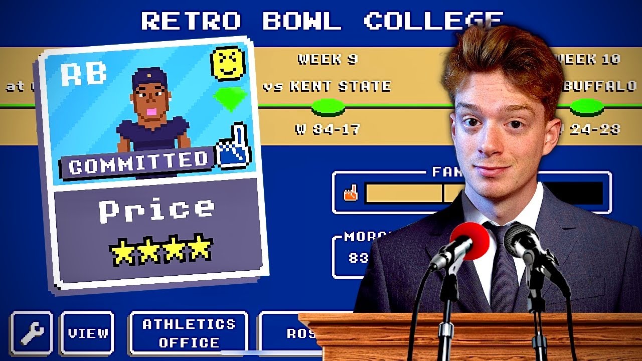 Rebuilding the WORST Team in RB COLLEGE (Full Season 1) - YouTube