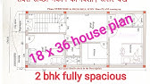 18 X 36 House Plan Drawing 18x36 South Facing Makan Ka Naksha 18x36 Ghar Ka Naksha Youtube