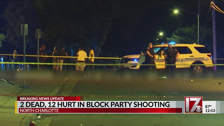 2 dead, 12 hurt in Charlotte shooting, pedestrian ...