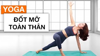 Yoga GIẢM MỠ TOÀN THÂN thon gọn vóc dáng | Hoàng Thu Uyên