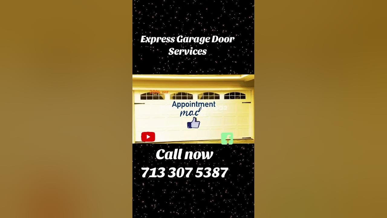 Houston garage doors repair - YouTube