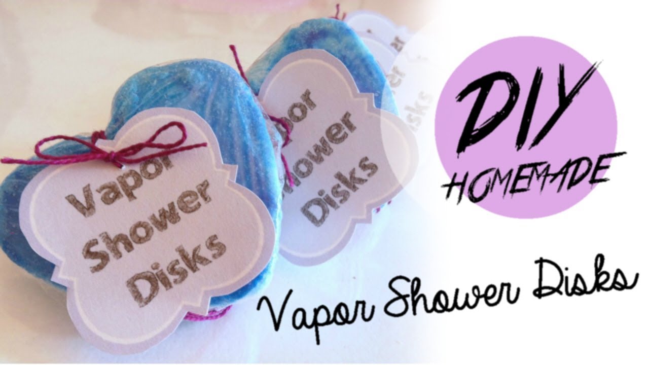 DIY Homemade Vicks Vapor Shower Disks A remedy for stuffy nose and