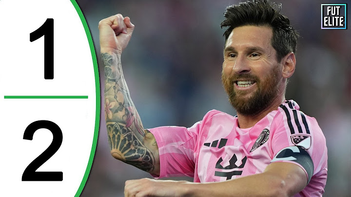 Lionel Messi 2 GOALS - New England vs Inter Miami 1-2 Extended Highlights & Goals 2025