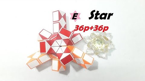 COMBINATION OF 2 SNAKE CUBE 36 PIECES - Star