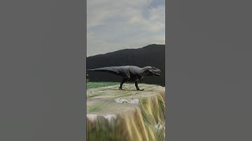 Lion vs Dinosaur l Blender 3D Animation Making short video #blender3danimation #dinosaur #lion #vfx