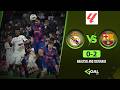 تحليل وتغطية مباراة برشلونه و ريال مدريد 2 0 الدوري الاسباني 