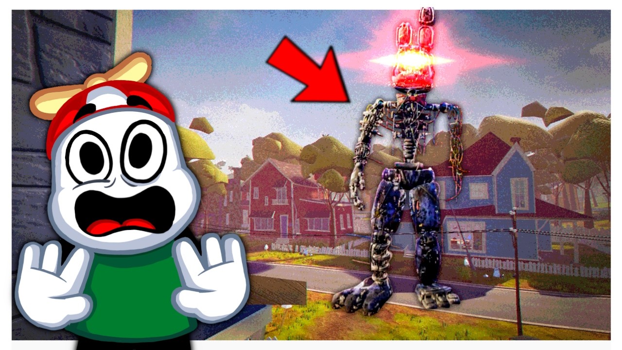 El Nuevo Ignited Bonnie Es Impossible En Hello Neighbor / FNAF Fredbear Mod