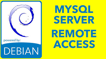 Debian Mysql: How to install a mysql server with remote access in Linux