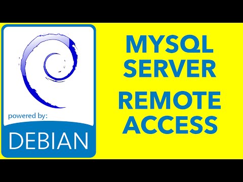 Debian Mysql: How to install a mysql server with remote access in Linux