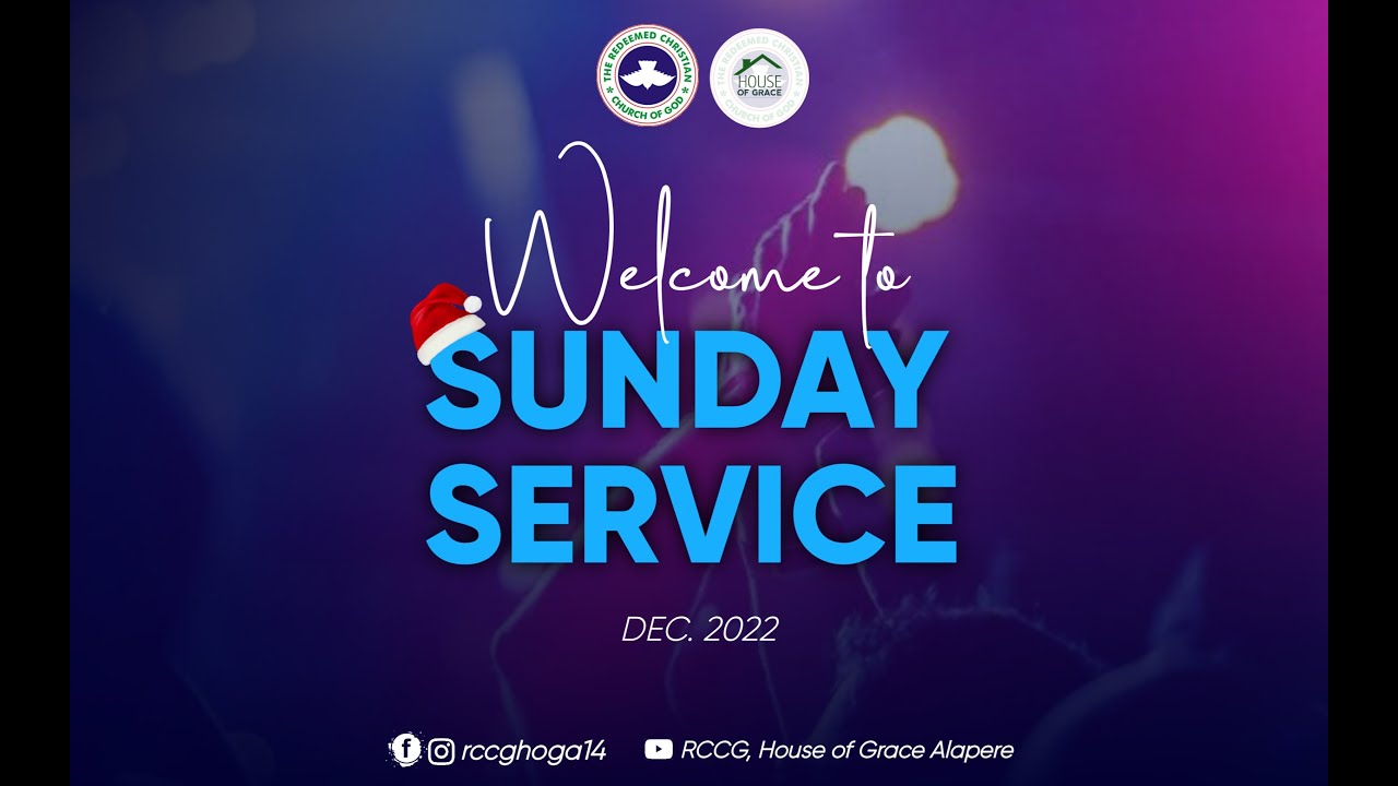 RCCG HOUSE OF GRACE LIVE STREAM THANKSGIVING SUNDAY SERVICE 4TH