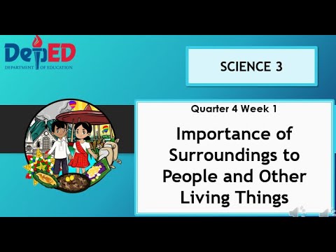 సైన్స్ Q4W1 ప్రజలు మరియు ఇతర జీవులకు పరిసర ప్రాంతాల ప్రాముఖ్యత