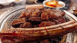 [맛집] 산촌숯불정갈비 우대갈비 소포갈비 미박삼겹살 초벌구이 젓갈볶음밥 된장찌개