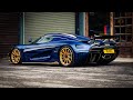 INSANE $4m Koenigsegg Regera with Real Gold + Blue Carbon