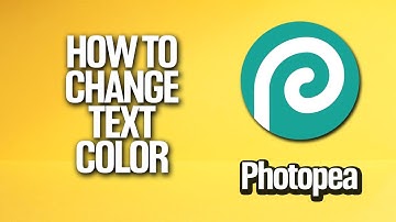 How To Change Text Color In Photopea Tutorial
