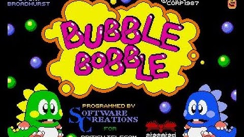 Bubble Bobble Review for the Commodore Amiga by John Gage