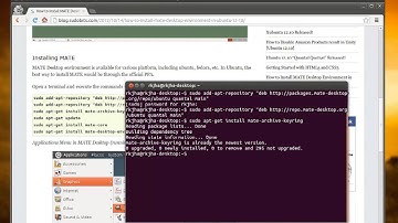 How to Install MATE Desktop Environment in Ubuntu 12.10/13.04