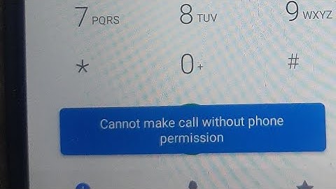 Dialer|| Fix This Application Cannot Make Outgoing Calls Without The Phone Permission Problem Solve