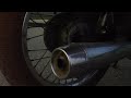 1998 bajaj 4s champion  exhaust note