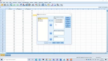 One-Way repeated measures of ANOVA in SPSS