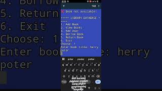 library database creation using phyton programming language