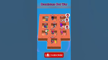 Brawl Stars: Epic Bot War Showdown! 🤖🔥 #shorts #brawlstars #brawl #supercell #fyp