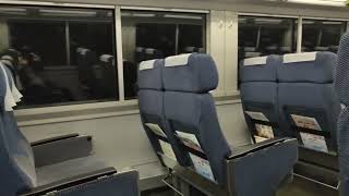 255系特急わかしお号東京駅発車後の車内の様子