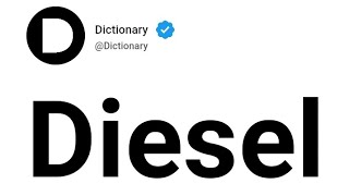 Diesel Meaning In English