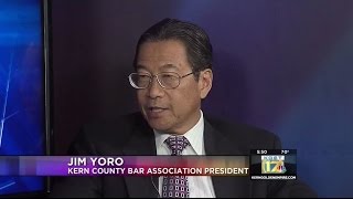 KGET: Kern County Bar president James Yoro, of Chain Cohn Stiles, discusses 'Law Day at the Mall'