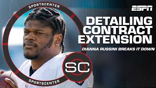 Detailing Lamar Jackson's contract with the Ravens 💰 | SportsCenter