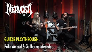 NERVOSA - Until The Very End (Guitar Playthrough ft. Guilherme Miranda)